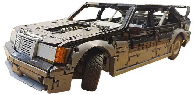 Alt view image 2 of 3 - ZITIANYOUBUILD Custom Moc-190106 A Legendary Race Car With Interior and Steering (4391pcs)