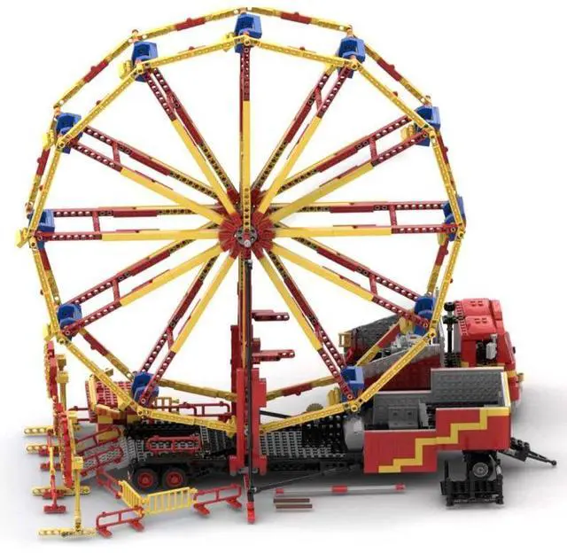Alt view image 2 of 3 - ZITIANYOUBUILD Custom MOC-58005 Fairground Big Wheel (2206 Parts) Toys Gift for Christmas