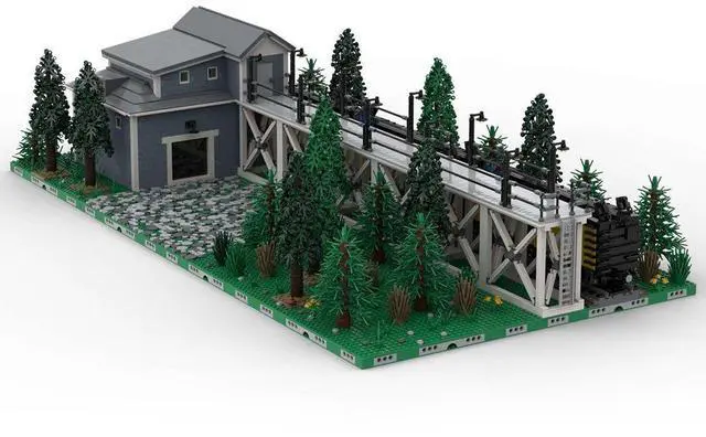Main image of ZITIANYOUBUILD Custom MOC-103618 Icing House Platform Extensions Style 2 (6769PCS) Toys Gift