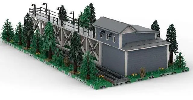 Alt view image 2 of 3 - ZITIANYOUBUILD Custom MOC-103618 Icing House Platform Extensions Style 2 (6769PCS) Toys Gift