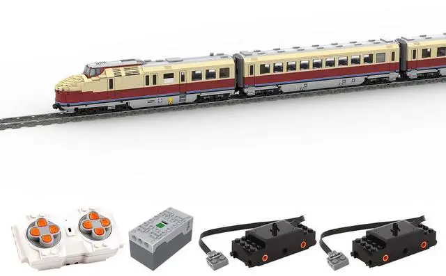Main image of ZITIANYOUBUILD Custom 5-in-1 VT18.16 German National Railway High-Speed Train Set 5341 Parts