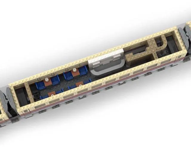 Alt view image 2 of 3 - ZITIANYOUBUILD Custom 5-in-1 VT18.16 German National Railway High-Speed Train Set 5341 Parts
