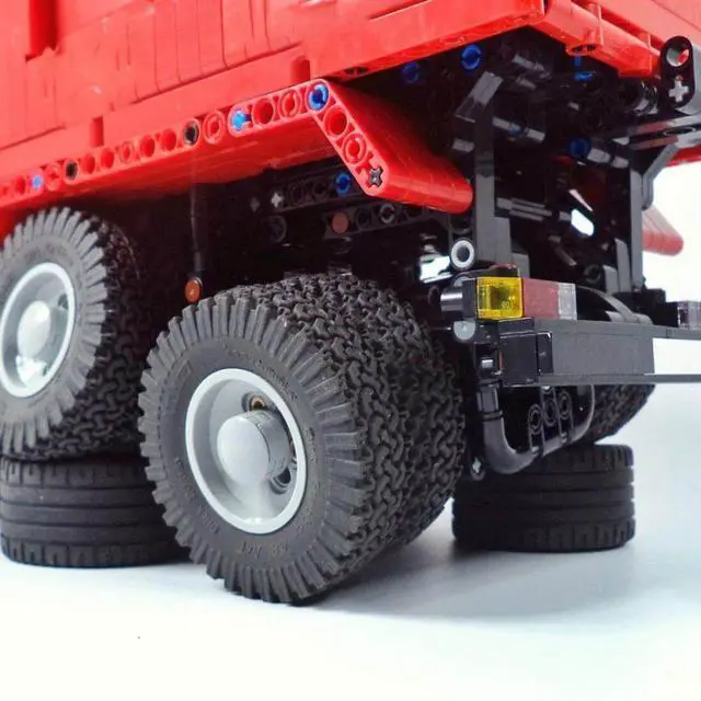 Alt view image 3 of 3 - ZITIANYOUBUILD Custom MOC-198225 RC Pneumatic Dump Truck Building Blocks Set (5152 PCS)