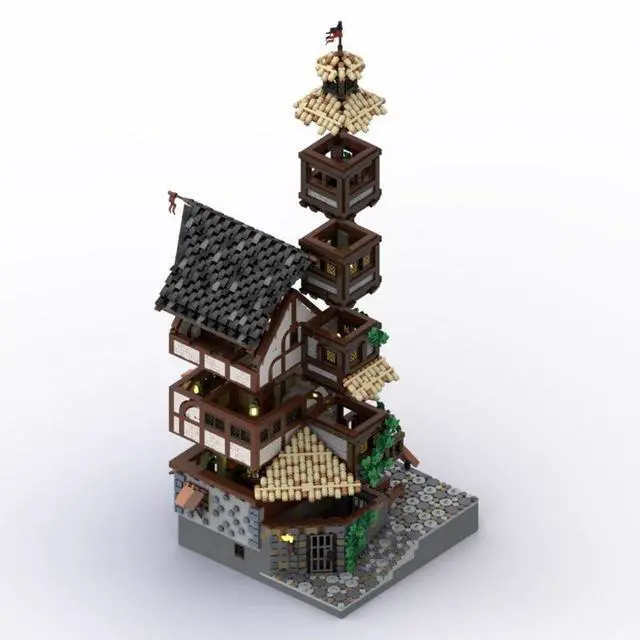 Alt view image 3 of 3 - ZITIANYOUBUILD Custom MOC-114510 Port Sauvage Pirate Town (14428 Parts) Toys Gift for Christmas