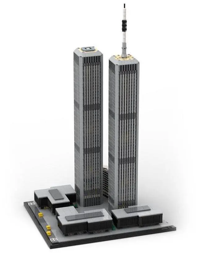 Alt view image 3 of 3 - ZITIANYOUBUILD Custom MOC-122768 1/1000 World Trade Center (1973-2001)  (4850 Parts) Toys Gift