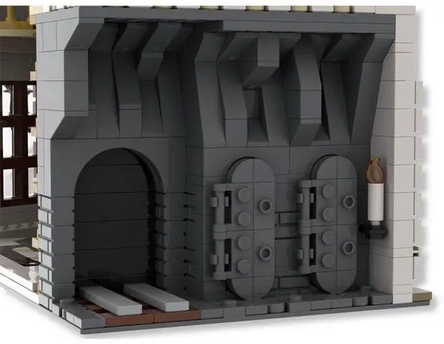 Alt view image 3 of 3 - ZITIANYOUBUILD Custom MOC-74217 Magic Movie Scene Bank(2060PCS) Toys Gift for Christmas