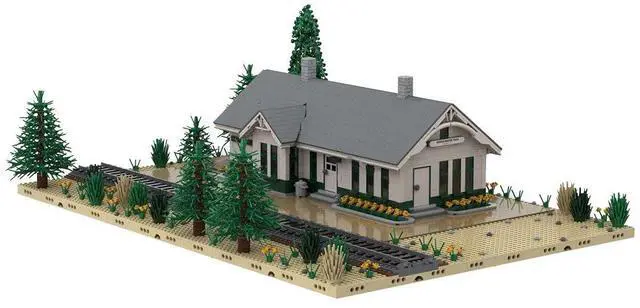 Alt view image 2 of 3 - ZITIANYOUBUILD Custom MOC-93643 1/40 Breakwater Pass Depot (4881PCS) Toys Gift for Christmas