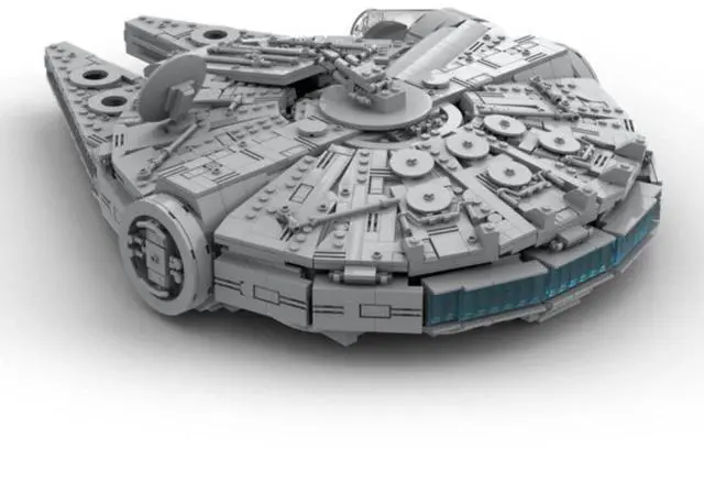 Alt view image 2 of 3 - ZITIANYOUBUILD Custom MOC-107020 Tech Battleship Model(2532PCS/Grey) Toys Gift for Christmas