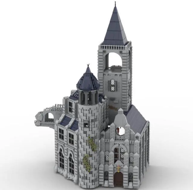 Main image of ZITIANYOUBUILD Custom MOC-135133 Moonlight Castle Street View(2757+PCS) Toys Gift for Christmas