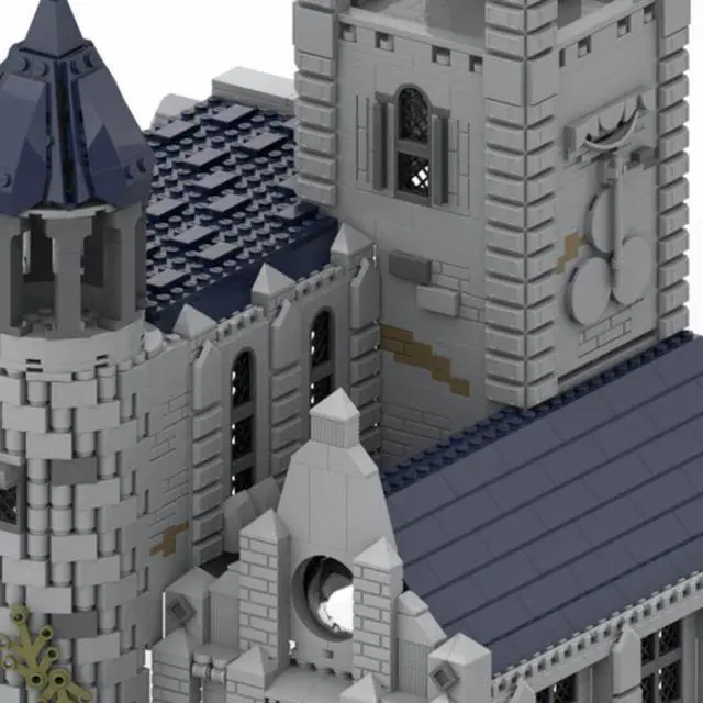 Alt view image 2 of 3 - ZITIANYOUBUILD Custom MOC-135133 Moonlight Castle Street View(2757+PCS) Toys Gift for Christmas
