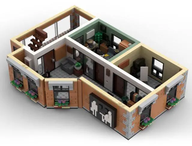 Alt view image 3 of 3 - ZITIANYOUBUILD Custom MOC-124801 Double Storey Studio Model Street Scene (2146PCS) Toys Set