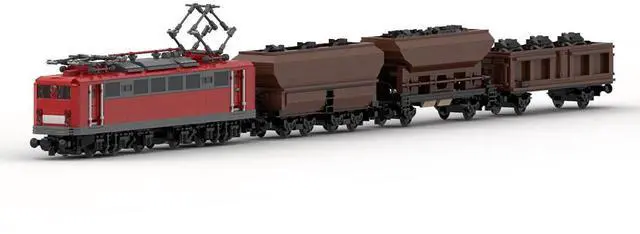Main image of ZITIANYOUBUILD Custom MOC-108963 BR150 Coal Wagon Train Model (2377 Parts) Toys Gift