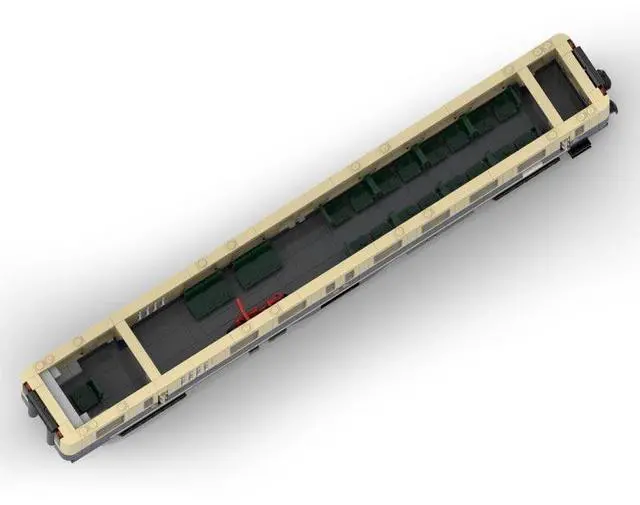 Alt view image 2 of 3 - ZITIANYOUBUILD Custom MOC-108365 V100 Regional Train Model (3486 Parts) Toys Gift for Christmas