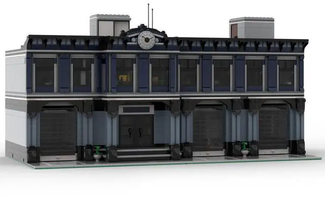 Main image of ZITIANYOUBUILD Custom MOC-92362 Police Station (2665 Parts) Toys Gift for Christmas