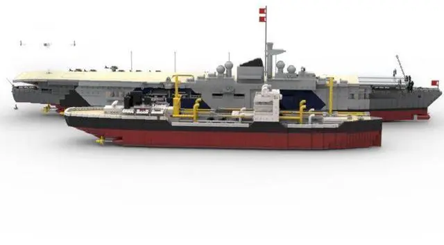 Alt view image 2 of 3 - ZITIANYOUBUILD Custom MOC-39295 Altmark Supply Ship (2975 Parts) 1:200 Scale Building Toys