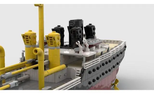 Alt view image 3 of 3 - ZITIANYOUBUILD Custom MOC-39295 Altmark Supply Ship (2975 Parts) 1:200 Scale Building Toys
