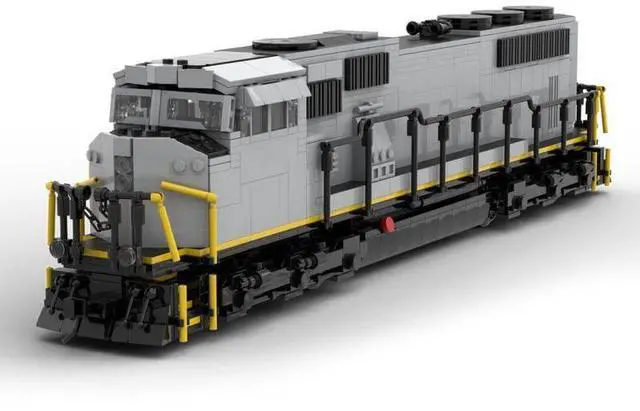 Alt view image 2 of 3 - ZITIANYOUBUILD Custom MOC-146897 TFM-SD70MAC RC Train Small Particle(2064PCS/Dynamic Version)