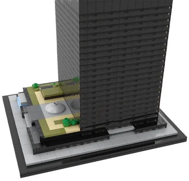 Alt view image 3 of 3 - ZITIANYOUBUILD Custom MOC-127024 Willis Tower (Sears Tower) 1:800 Scale Building (2845PCS)