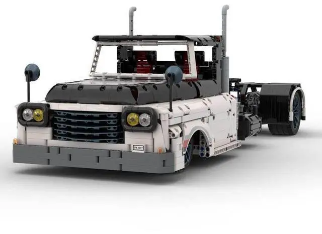 Alt view image 2 of 3 - ZITIANYOUBUILD Custom MOC-143377 Rally Pickup Typically American Car (2500pcs/black) Gift