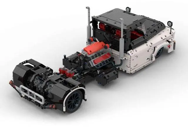 Alt view image 3 of 3 - ZITIANYOUBUILD Custom MOC-143377 Rally Pickup Typically American Car (2500pcs/black) Gift