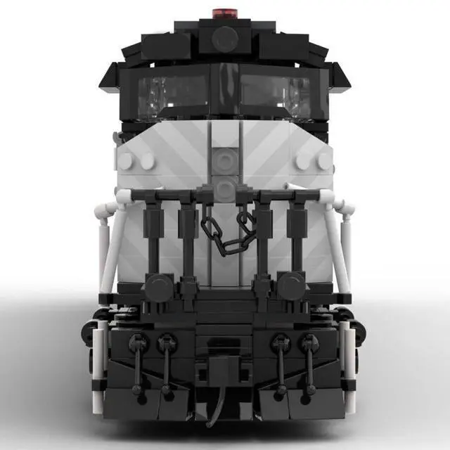 Alt view image 3 of 3 - ZITIANYOUBUILD Custom MOC-143710 SD70MACH Metra Train Model(2148PCS/Dynamic Version) Toys Gift