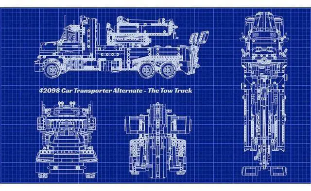 Alt view image 3 of 3 - ZITIANYOUBUILD Custom MOC-82276 Trailer Vehicle Model(2087PCS) Toys Gift for Christmas