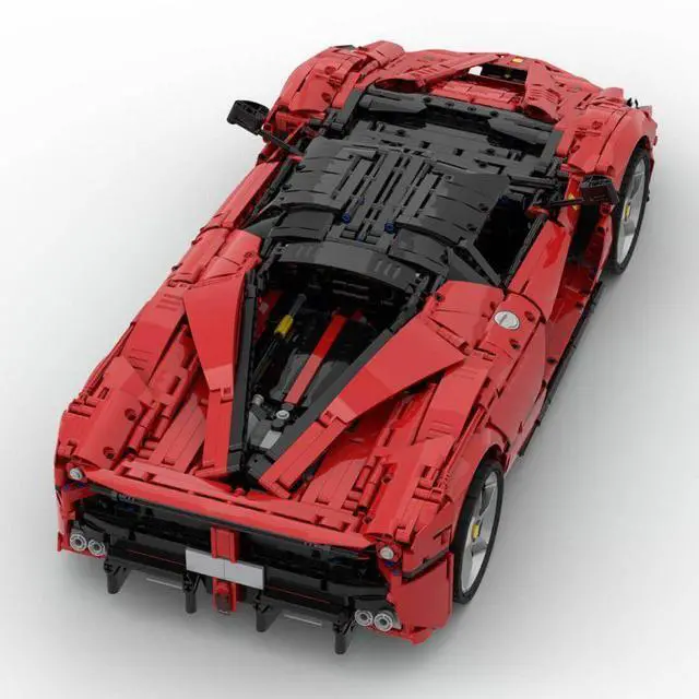 Alt view image 2 of 3 - ZITIANYOUBUILD Custom MOC-194680 Mid-engine, Mild Hybrid Sports Car 1/8 Scale (3636PCS)