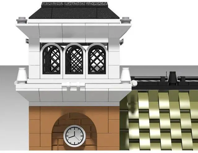 Alt view image 3 of 3 - ZITIANYOUBUILD Custom MOC-118705 Corner Pub (2851 Parts) Building Toys Set Gift for Christmas