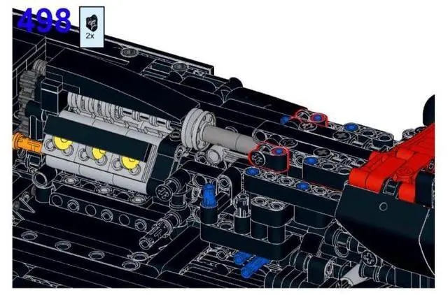 Alt view image 2 of 3 - ZITIANYOUBUILD Custom MOC-175601 SF-24 1/8 Scale Racing Car Model (3361PCS) Toys Gift