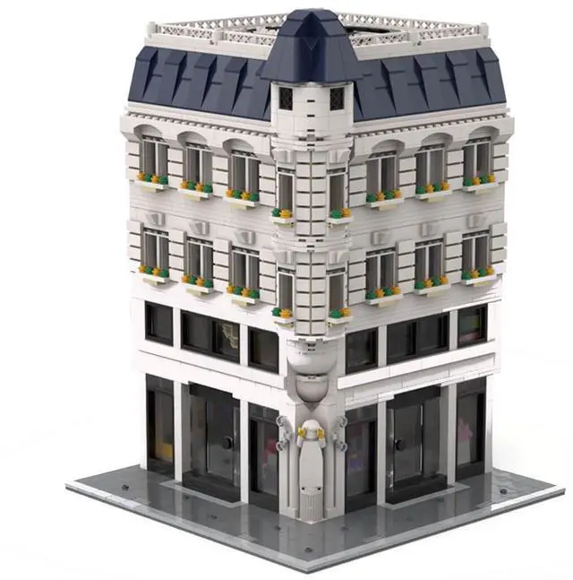 Main image of ZITIANYOUBUILD Custom MOC-70732 Boutique Model Street Views (2275PCS) Toys Gift for Christmas