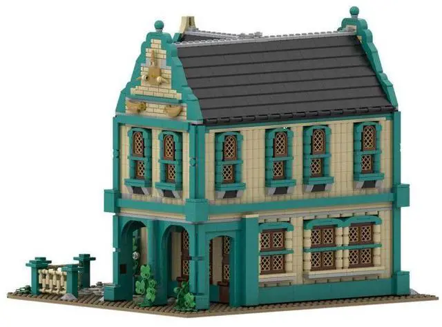 Alt view image 2 of 3 - ZITIANYOUBUILD Custom MOC-105517 Medieval Modular Bathroom Model(3221PCS) Toys Gift