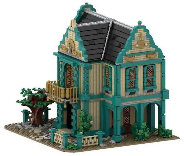 Alt view image 3 of 3 - ZITIANYOUBUILD Custom MOC-105517 Medieval Modular Bathroom Model(3221PCS) Toys Gift