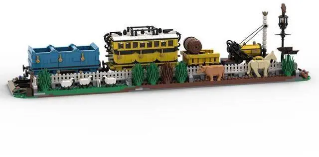 Alt view image 2 of 3 - ZITIANYOUBUILD Custom MOC-176642 Stephensons Rocket Locomotive Display Building Set (2327PCS)
