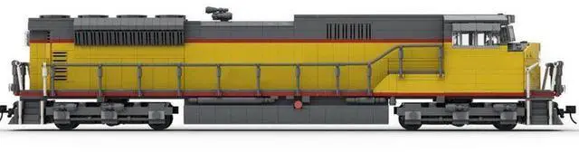 Alt view image 3 of 3 - ZITIANYOUBUILD Custom MOC-125310 EMD-SD90/43MAC Union Pacific Train (2241 Parts) Toys Gift