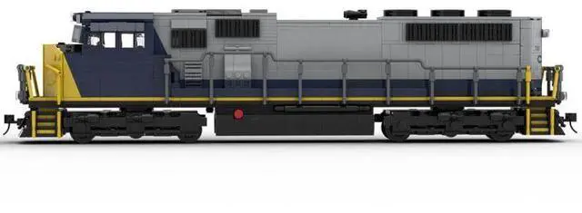 Alt view image 3 of 3 - ZITIANYOUBUILD Custom MOC-146365 CSX-SD70MAC RC Train Small Particle(2074PCS/Dynamic Version)