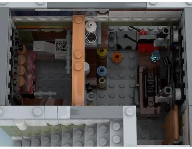 Alt view image 2 of 3 - ZITIANYOUBUILD Custom MOC-113969 Arcade & Bike Shop (1080 Parts) Toys Gift for Christmas