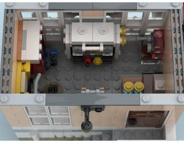 Alt view image 3 of 3 - ZITIANYOUBUILD Custom MOC-113969 Arcade & Bike Shop (1080 Parts) Toys Gift for Christmas