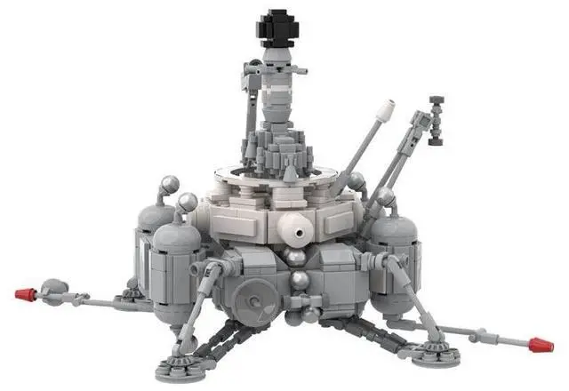 Alt view image 2 of 3 - ZITIANYOUBUILD Custom MOC-124897 Luna MSRV Collection 1:20 (Soviet Moon Sample Mission) 728PCS