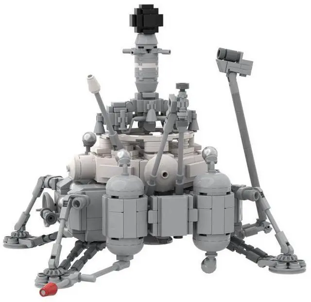 Alt view image 3 of 3 - ZITIANYOUBUILD Custom MOC-124897 Luna MSRV Collection 1:20 (Soviet Moon Sample Mission) 728PCS