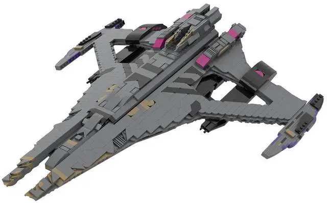 Main image of ZITIANYOUBUILD Custom MOC-116453 JemHadar Battleship Model(1725PCS) Building Toys Set Gift