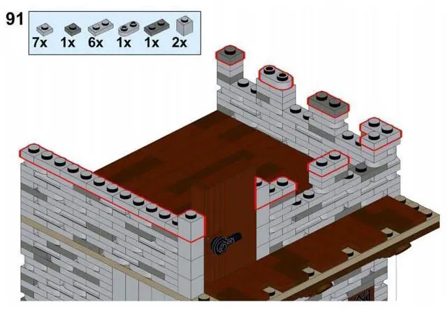 Alt view image 3 of 3 - ZITIANYOUBUILD Custom MOC-158191 Medieval Roman City Insula Module Model(1543PCS) Toys Gift