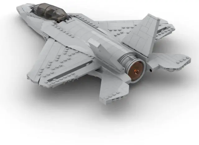 Main image of ZITIANYOUBUILD Custom MOC-115442 Military Stealth Aircraft (815 Parts) Toys Gift for Christmas