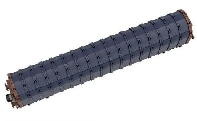 Main image of ZITIANYOUBUILD Custom MOC-79320 8wide Schiebeplanwagen Rils 652 1186 Parts Toys Gift