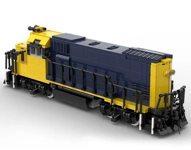 Alt view image 3 of 3 - ZITIANYOUBUILD Custom MOC-103174 GP15-1 Train (1432 Parts) Building Toys Set Gift for Christmas
