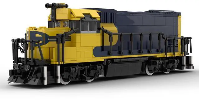 Main image of ZITIANYOUBUILD Custom MOC-103174 GP15-1 Train (1432 Parts) Building Toys Set Gift for Christmas