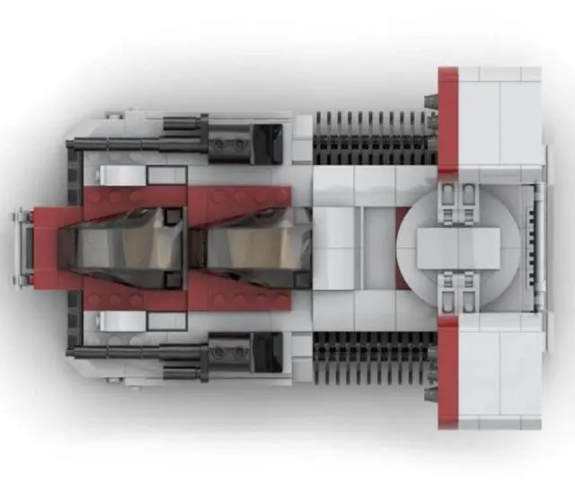 Alt view image 3 of 3 - ZITIANYOUBUILD Custom MOC-110435 Space Wars AAC-1 Speeder Tank Model (548 Parts) Toys Gift