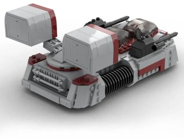 Alt view image 2 of 3 - ZITIANYOUBUILD Custom MOC-110435 Space Wars AAC-1 Speeder Tank Model (548 Parts) Toys Gift