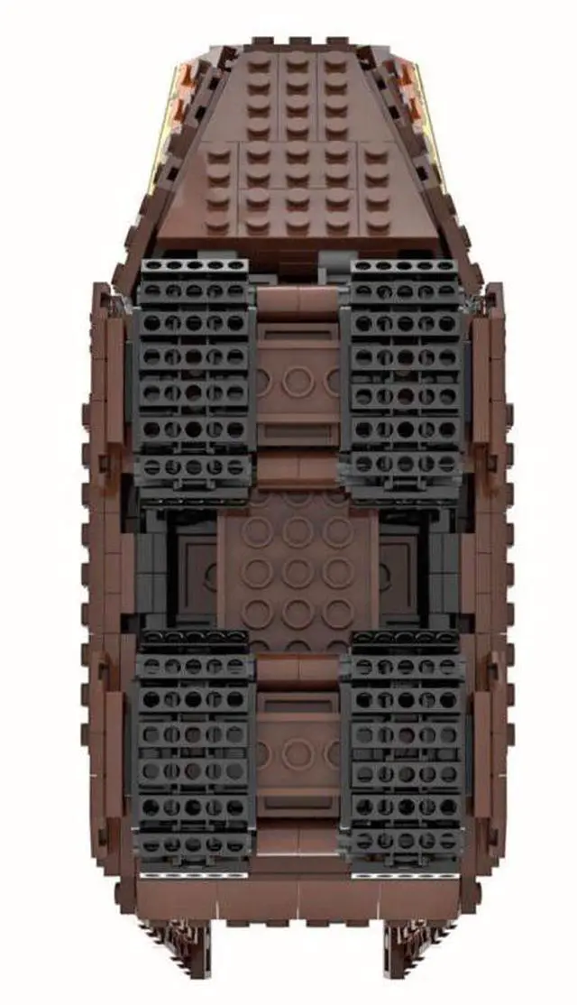 Alt view image 2 of 3 - ZITIANYOUBUILD Custom MOC-51724 Space War Desert Creeper Vehicle Model Toys Gift for Christmas