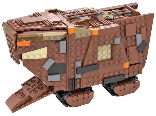 Main image of ZITIANYOUBUILD Custom MOC-51724 Space War Desert Creeper Vehicle Model Toys Gift for Christmas