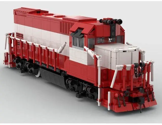 Main image of ZITIANYOUBUILD Custom MOC-104691 Frisco GP15 Retro Train (1449 Parts) Toys Gift for Christmas